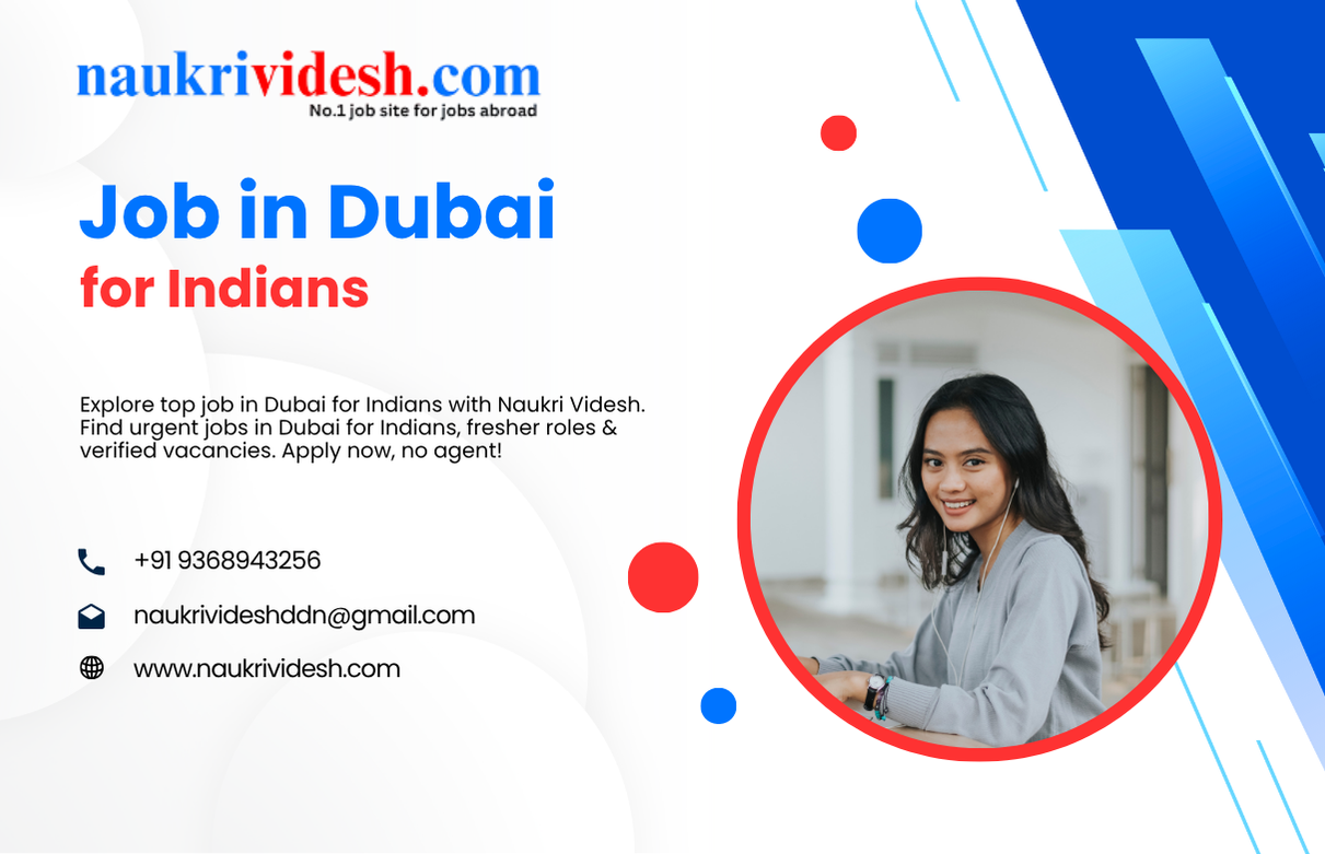 Job in Dubai for Indians