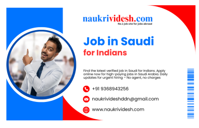 Job in Saudi for Indians